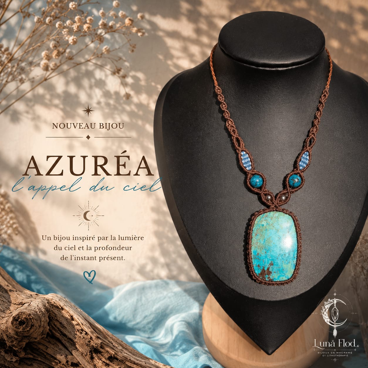 Collection "Bohème" collier Azuréa