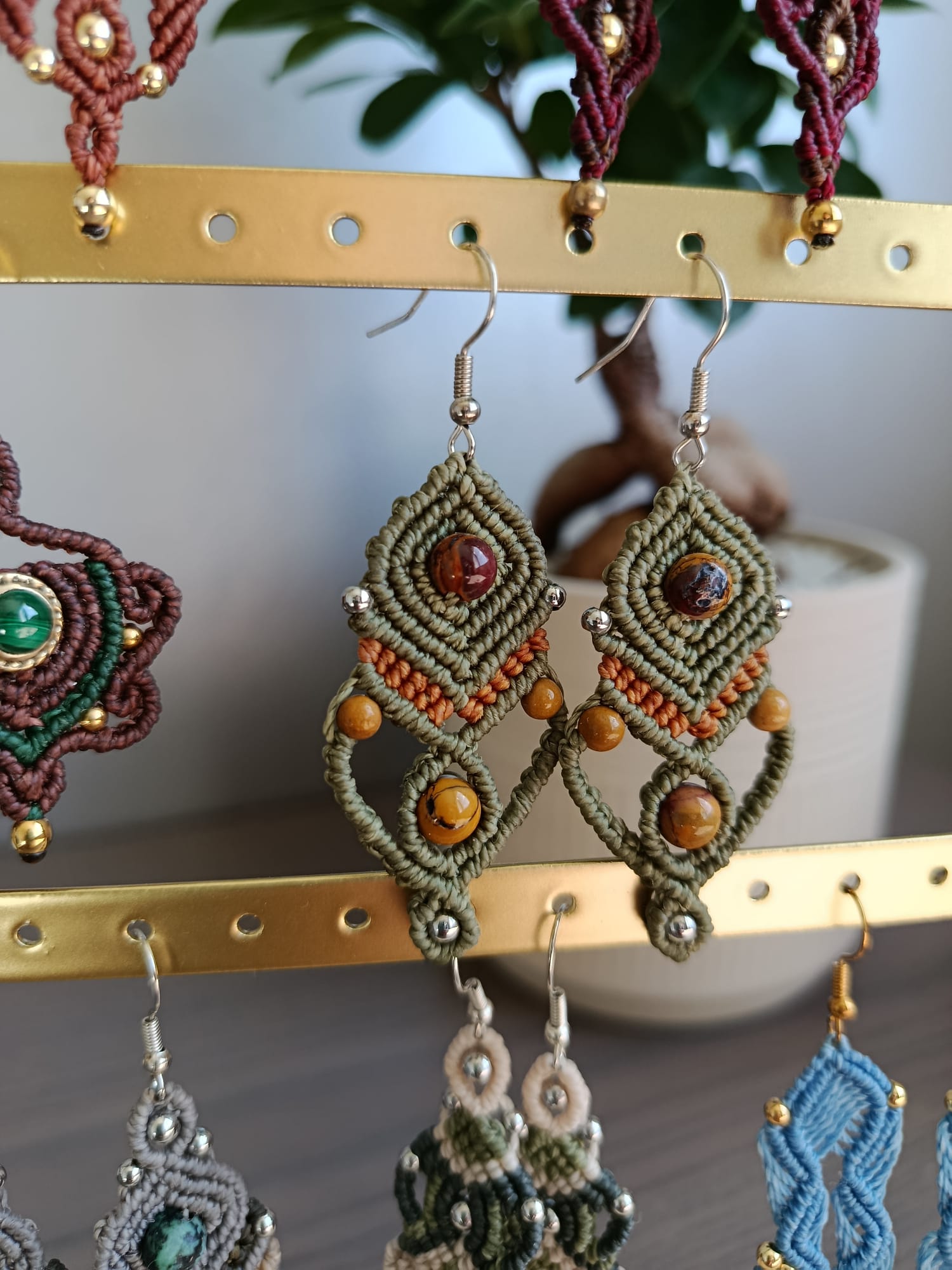 Boucles d'oreilles "Eclat Sauvage"