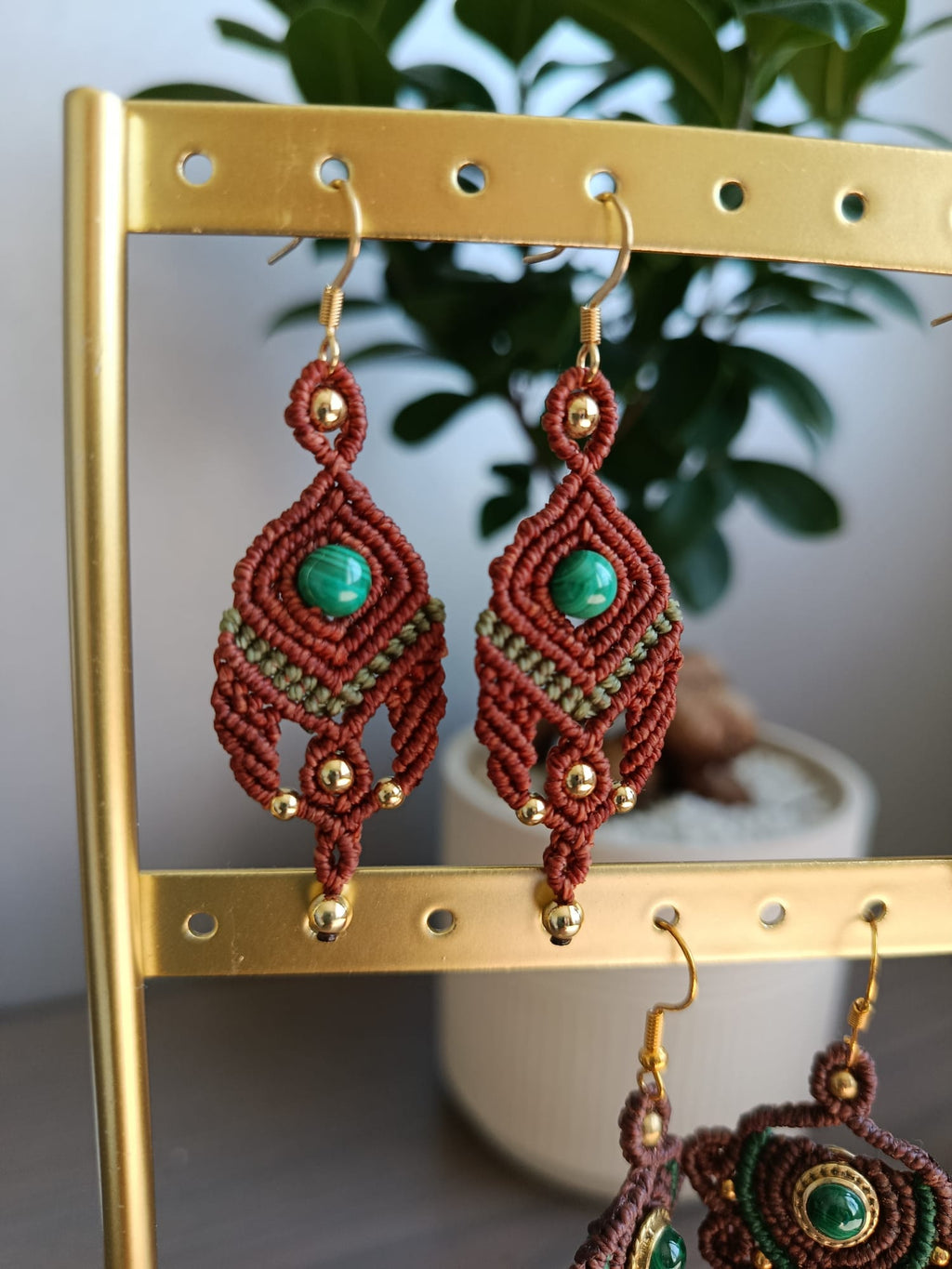 Boucles d'oreilles "Elégance Bohème"