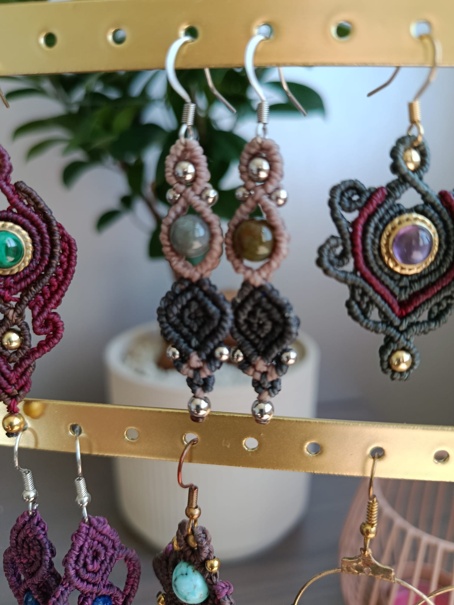 Boucles d'oreilles "Harmonie Naturelle"