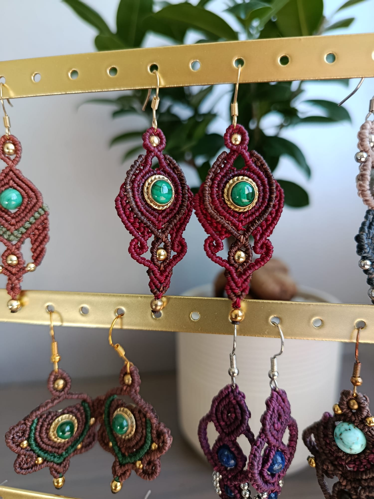 Boucles d'oreilles "Eclat "