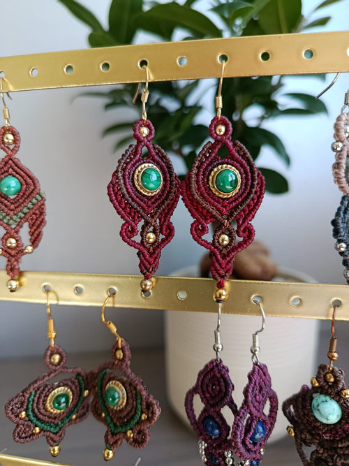 Boucles d'oreilles "Eclat "